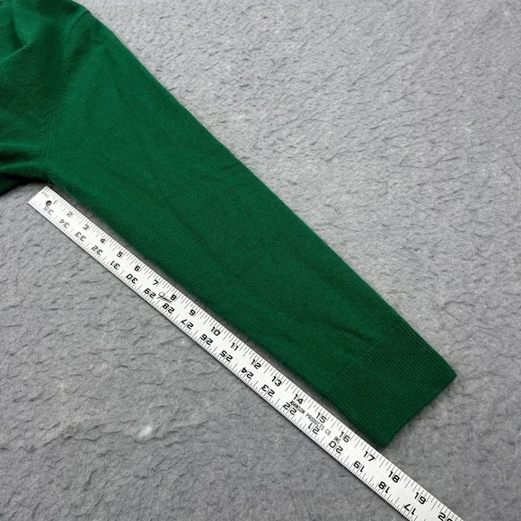 Quince Sweater Women's Large Green Mongolian 100% Cashmere Crewneck Pullover Top - Picture 5 of 11